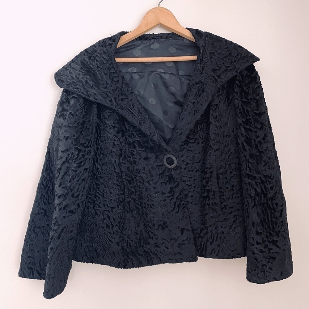 Vintage Leona B. Black Fur Jacket